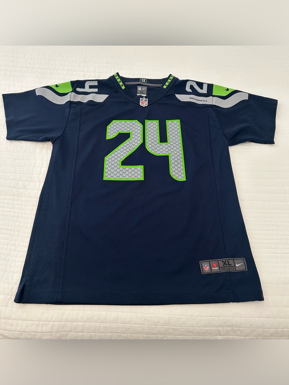Nike Marshawn Lynch Seattle Seahawks Kids 18-20 XLarge Jersey